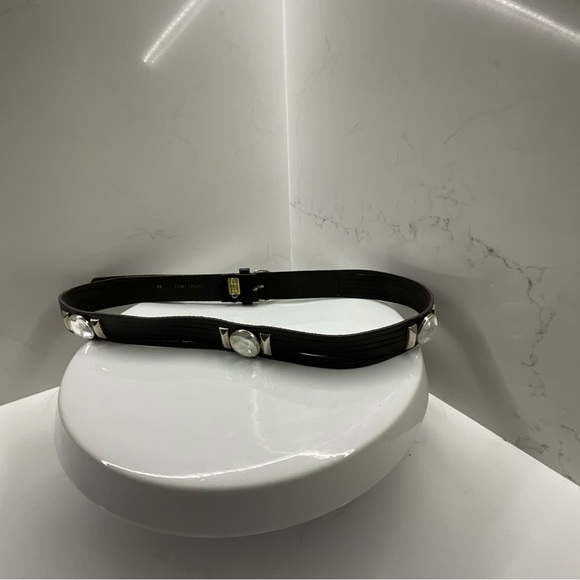 Vintage Echt Leder leather belt with an 80’s Glam Rock feel - Picture 7 of 11